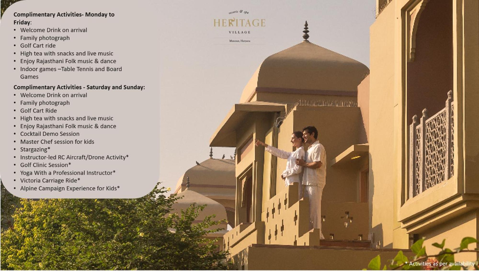 Heritage Village Resort&Spa Manesar-Gurgaon Luaran gambar