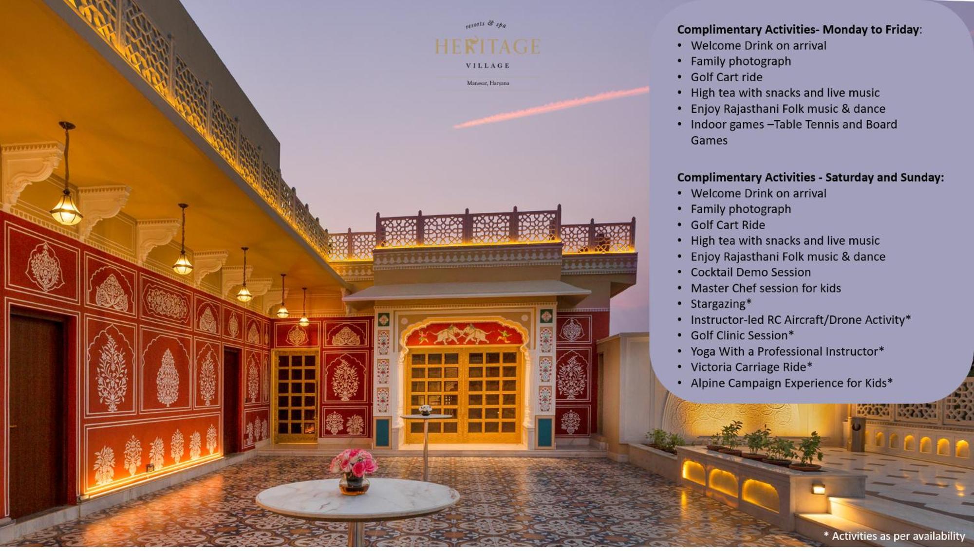 Heritage Village Resort&Spa Manesar-Gurgaon Luaran gambar